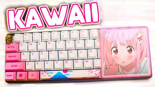 teclas kawaii para teclado