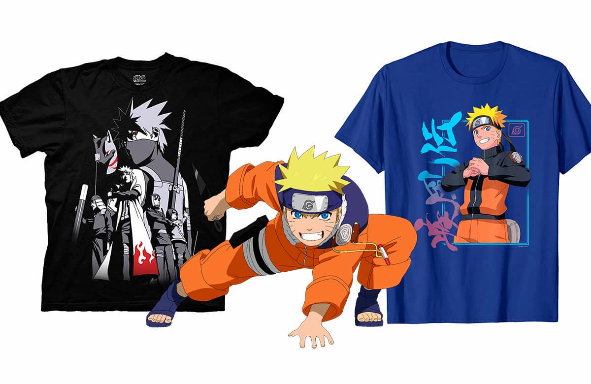 Las Mejores camisetas de Naruto para niÃ±os