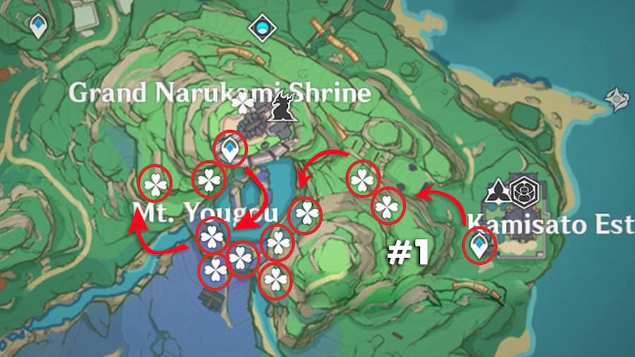 mapa farmear yoimiya