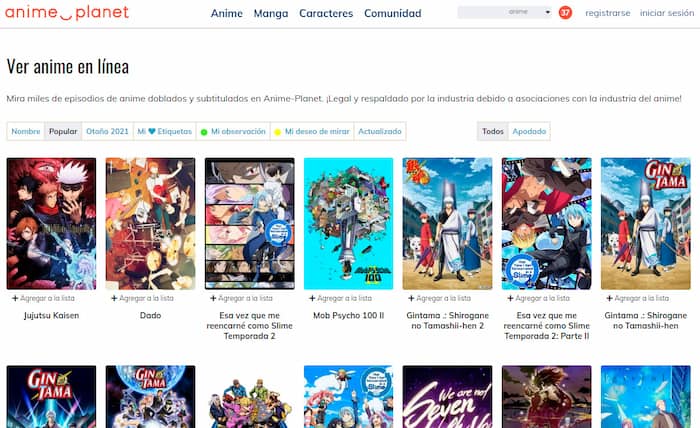 10 Mejores Páginas Web para Ver Anime GRATIS 【 Lista 2023 】