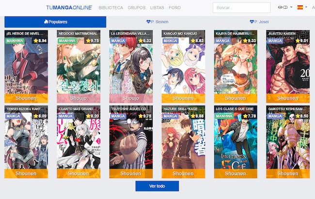 Tu manga online gratis en español